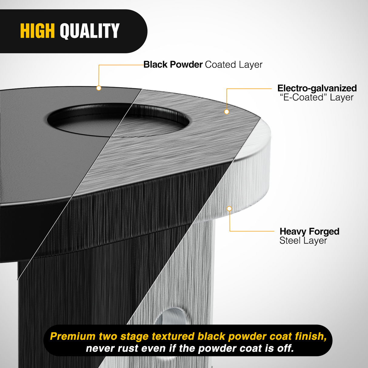 Gooseneck Ball Extender - GNXA4085, 4Inch Offset Ball Compatible with B&W Trailer Hitches Turnoverball Heavy Duty 2-5/16 Inch Ball 20000 lbs GTW 5000 lbs VTW