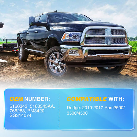 Lift Supports 2 PCS Lift Support Struts Replacement for Dodge Ram 2500 3500 4500 2010 2011 2012 2013 2014 2015 2016 2017 Front Hood Gas Springs Shock Rods