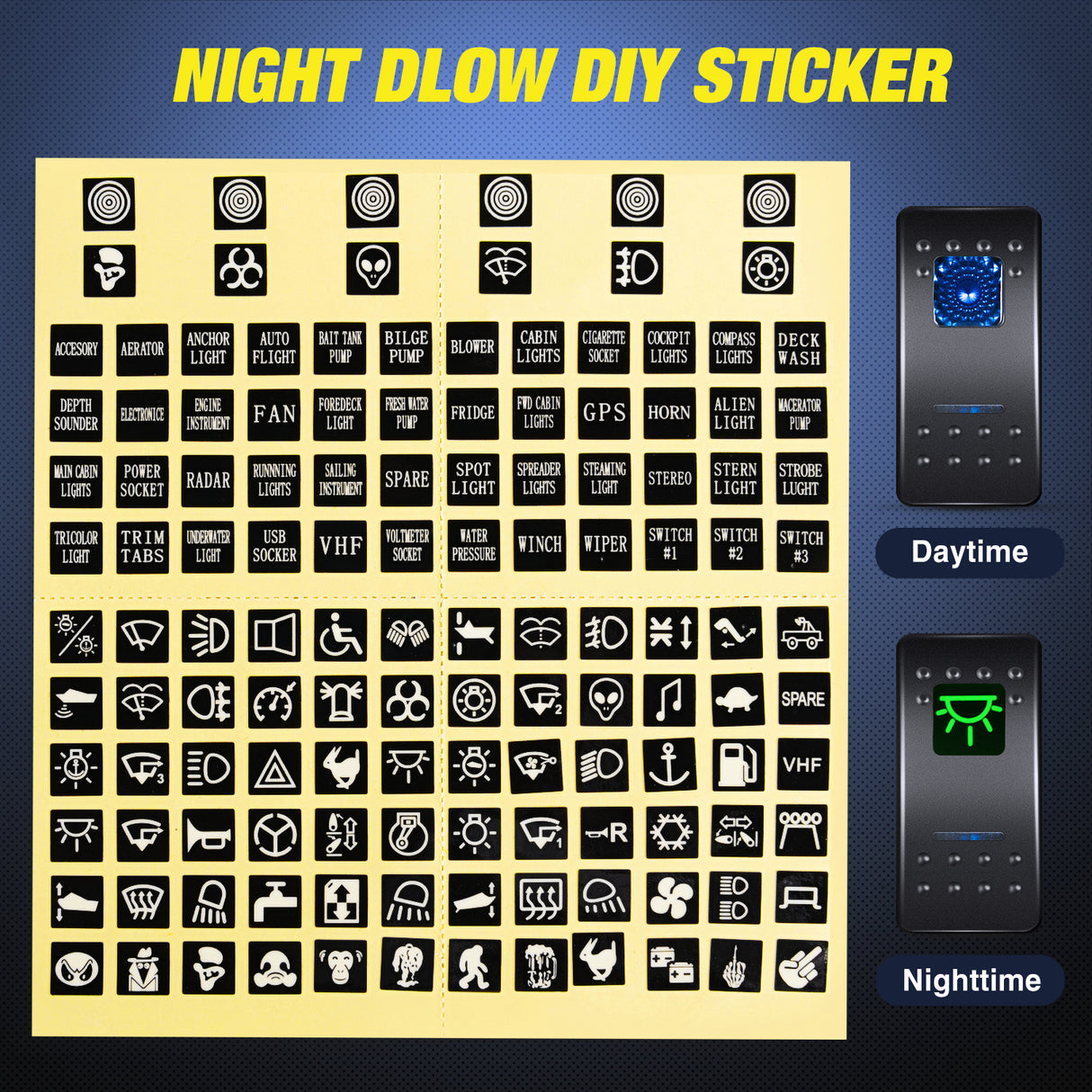 Nilight 5 Gang Rocker Switch Panel Pre-Wired Aluminum with PD Type C and USB Cigarette Lighter Socket Voltmeter 12V 24V ON Off Toggle Switches for Car Trucks Boats RVs