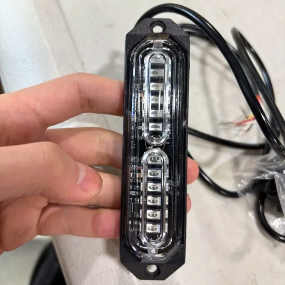 Surface Mount Strobe Lights 8PCS 12LED Red Blue Emergency Strobe Lights (25% OFF Final Checkout)