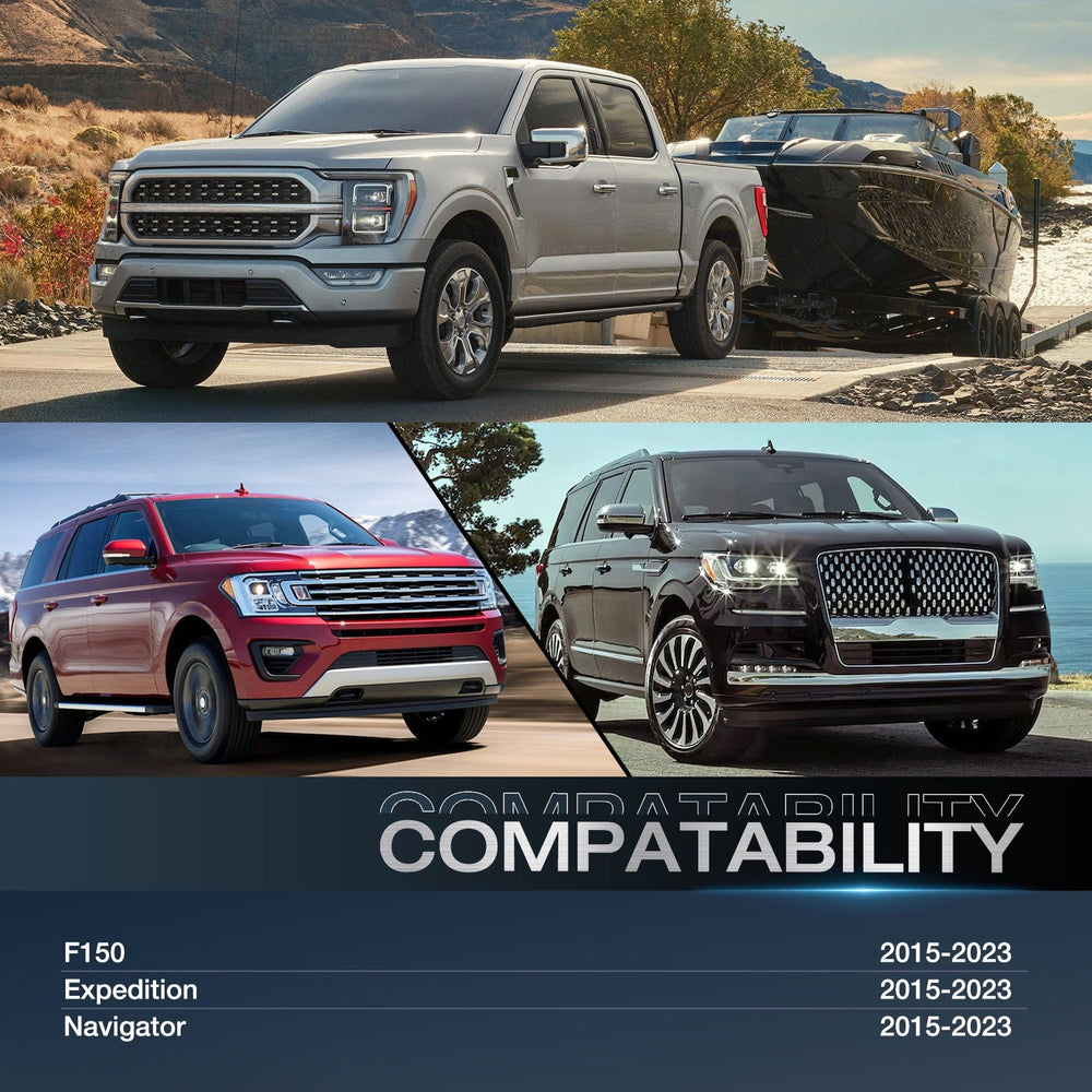 Wheel Spacers 2inch (50mm) Wheel Spacers 4Pcs For 2015 2016 2017 2018 2019 2020 2021 2022 Ford F150 2015 2016 2017 2018 2019 2020 2021 2022 Expedition 2015 2016 2017 2018 2019 2020 2021 2022 Navigator | 6x135.2 | 87.1 Hub Bore | 14x1.5 Studs