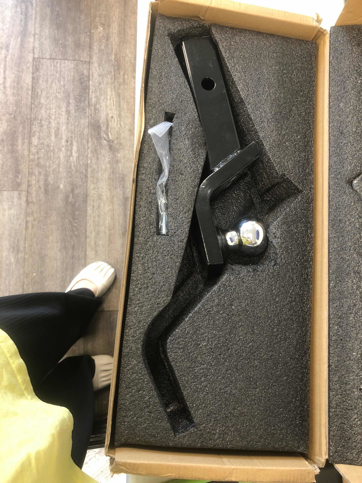 Fusion Trailer Hitch Mount with 2 Inch Trailer Ball 5/8 Inch Hitch Pin Clip 2 Inch Drop (25% OFF Final Checkout)