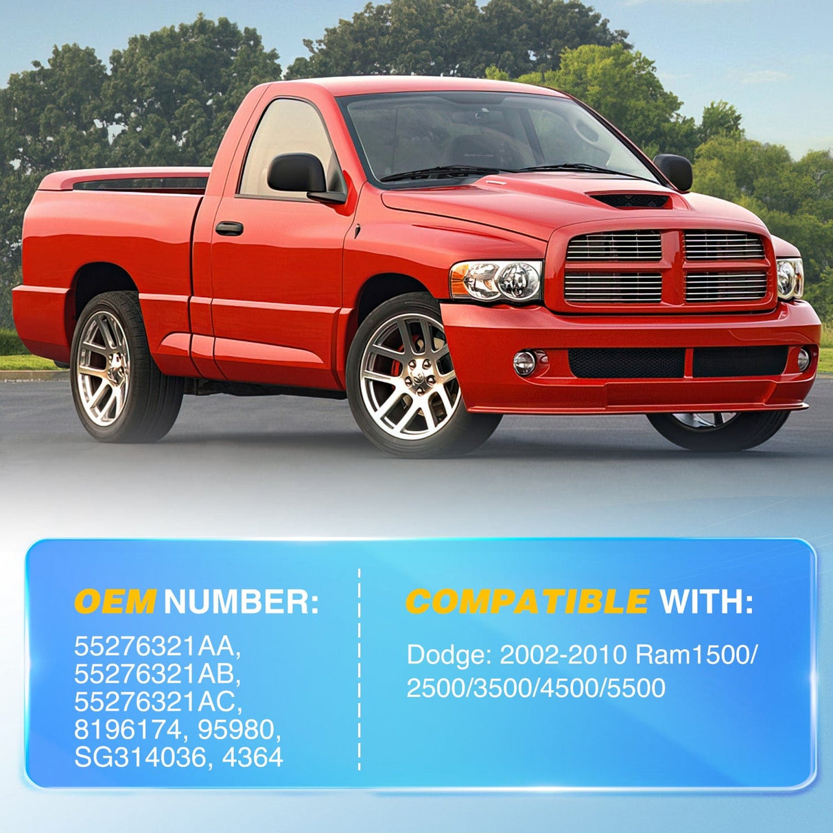 Lift Supports 2 PCS Lift Support Struts Replacement for 2002 2003 2004 2005 2006 2007 2008 2009 2010 Dodge Ram 1500 2500 3500 4500 5500 Front Hood Gas Springs Shock Rods