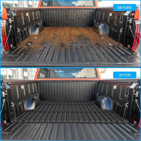 Truck Bed Mat 5.5ft Rubber Short Bed For 2022 2023 2024 Toyota Tundra