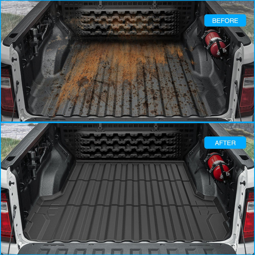 Truck Bed Mat 5ft Rubber Short Bed For 2023 2024 Chevy Colorado