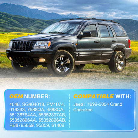 Lift Supports 2 PCS Lift Support Struts Replacement for Jeep Grand Cherokee 1999 2000 2001 2002 2003 2004 Front Hood Gas Springs Shock Rods