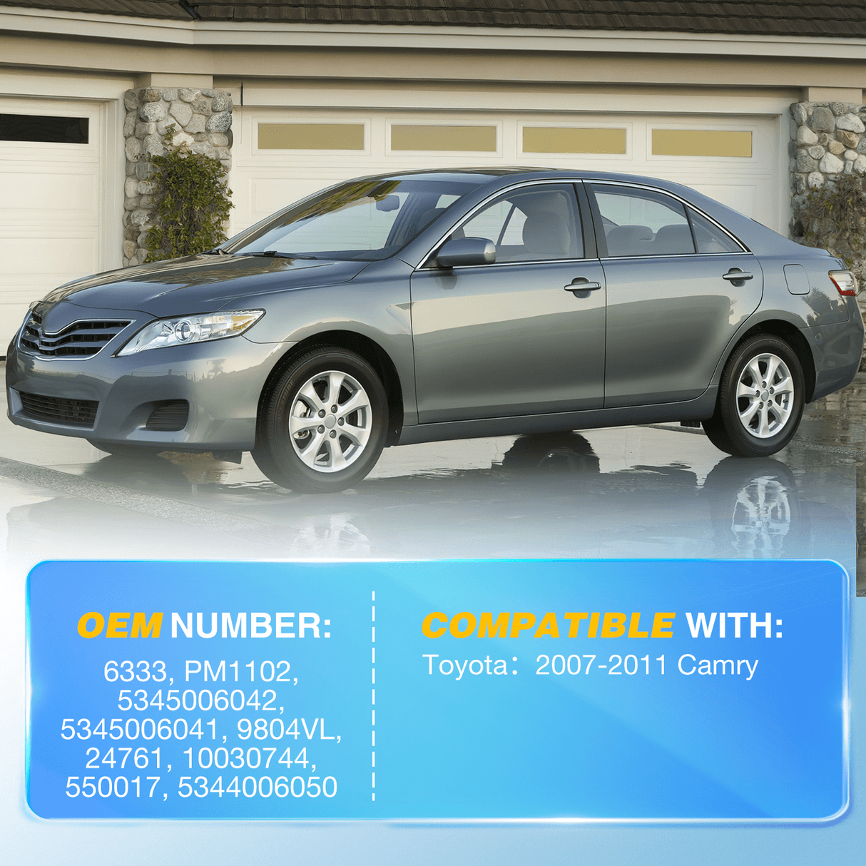 Lift Supports 2 PCS Lift Support Struts Replacement for Toyota Camry 2007 2008 2009 2010 2011 Front Hood Gas Springs Shock Rods