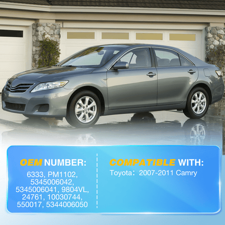 Lift Supports 2 PCS Lift Support Struts Replacement for Toyota Camry 2007 2008 2009 2010 2011 Front Hood Gas Springs Shock Rods