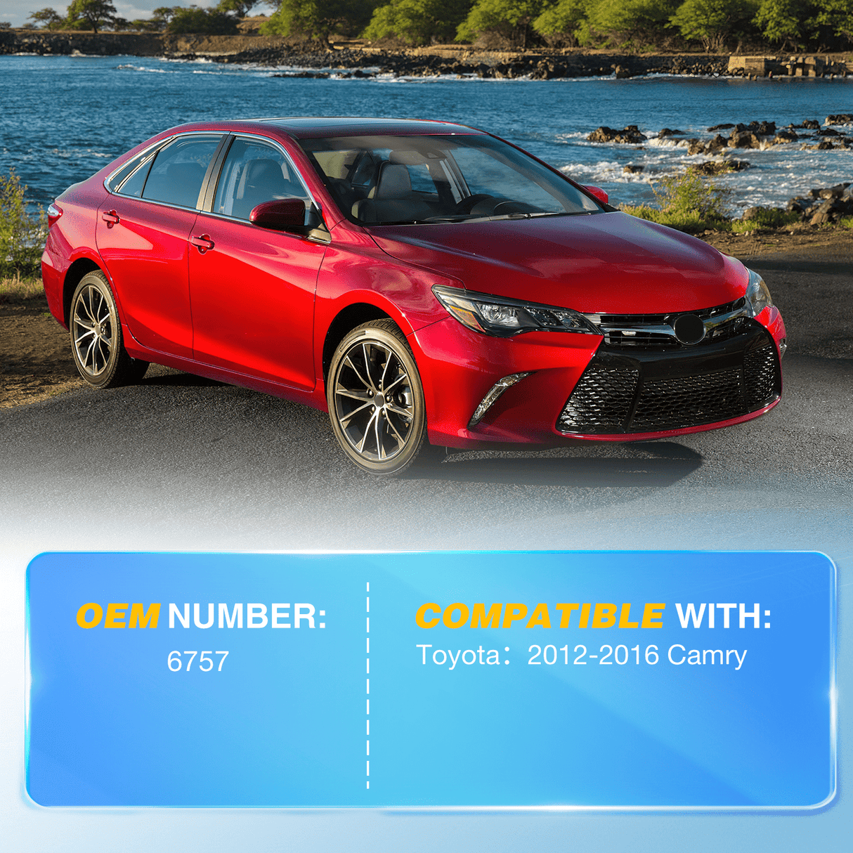 Lift Supports 2 PCS Lift Support Struts Replacement for Toyota Camry 2012 2013 2014 2015 2016 Front Hood Gas Springs Shock Rods