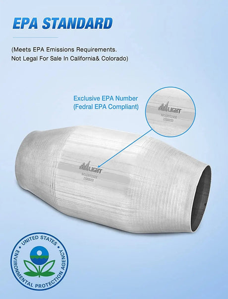 Catalytic Converter 4 Inch Inlet Outlet Universal Catalytic Converter