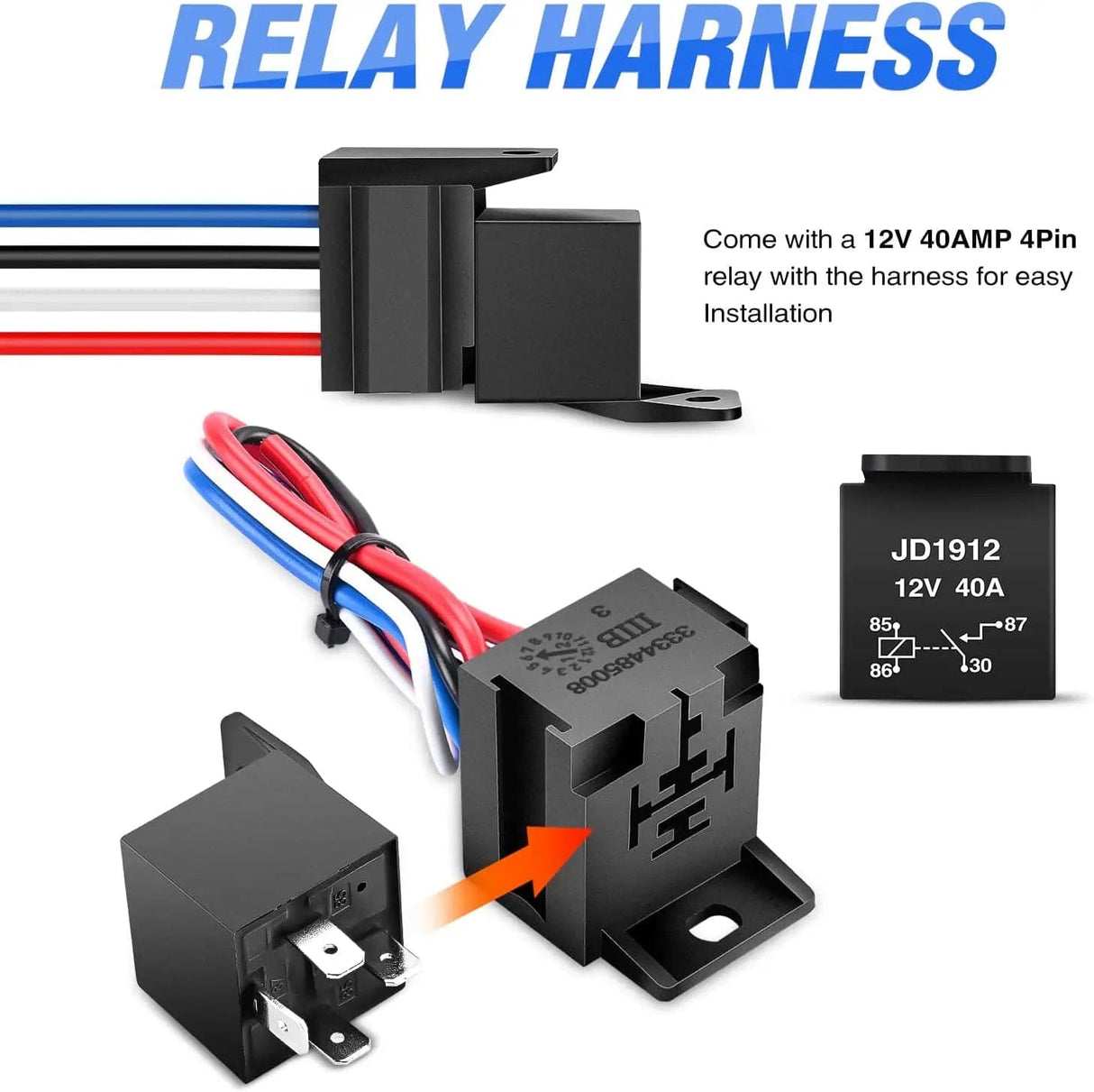 Rocker Switch 4 in 1 Racing Car Ignition Rocker Switch Panel