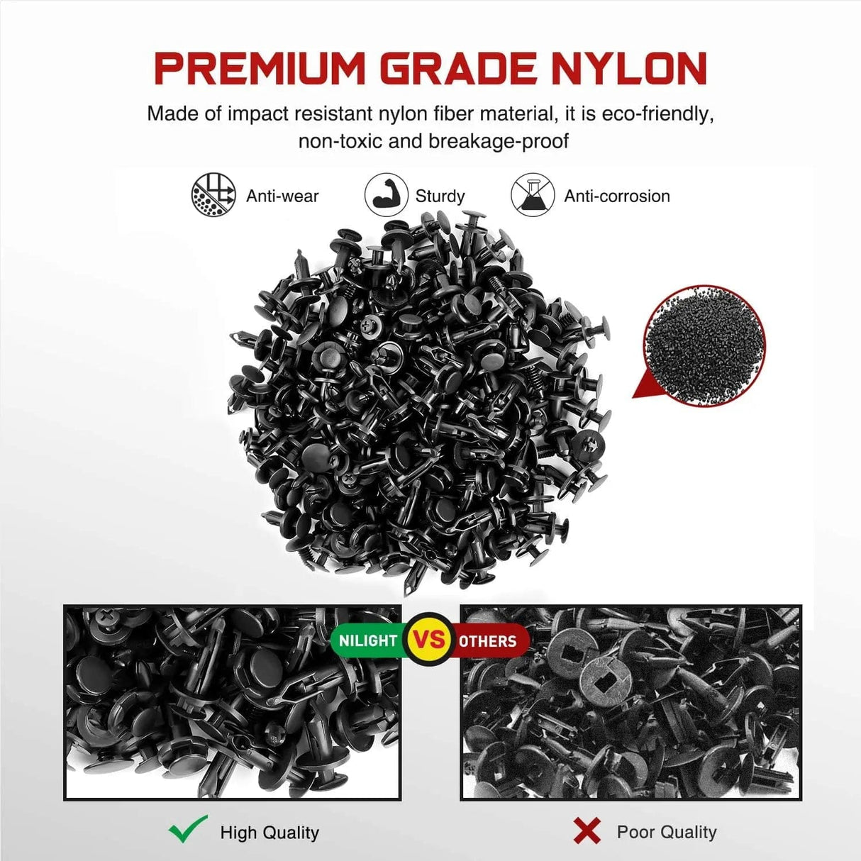 retainer clips 400 Pcs Hole 6mm 7mm 8mm 9mm 10mm Car Retainer Clips For GM Ford Toyota Honda Chrysler Nissan