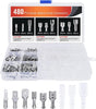 retainer clips 480 PCS Spade Terminals with Insulated Sleeves