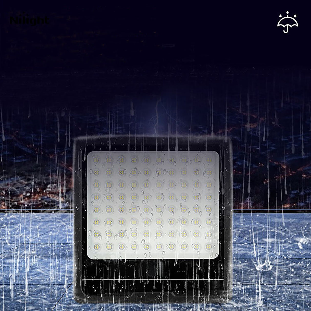 LED flood lights and LED work lights for construction settings