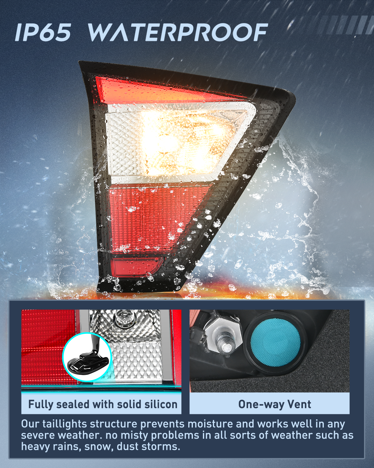 Nilight Taillight Assembly Compatible with 2017 2018 2019 Ford Escape Kuga Inner Rear Lamp Replacement OE Style LED and halogen bulbs Driver Side