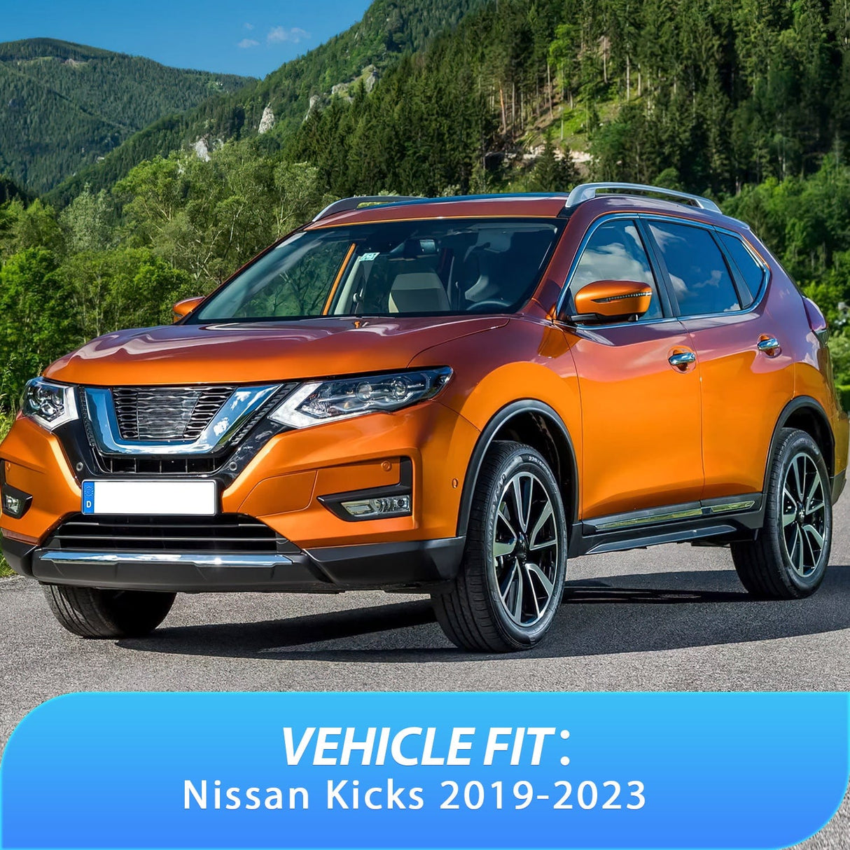 Rain Guards Rain Guards for Kicks 2018 2019 2020 2021 2022 2023 2024, Vent Window Visors, Original Window Deflectors-4PCS