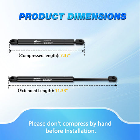Lift Supports 2 PCS Lift Support Struts Replacement for Jeep Grand Cherokee 1999 2000 2001 2002 2003 2004 Front Hood Gas Springs Shock Rods