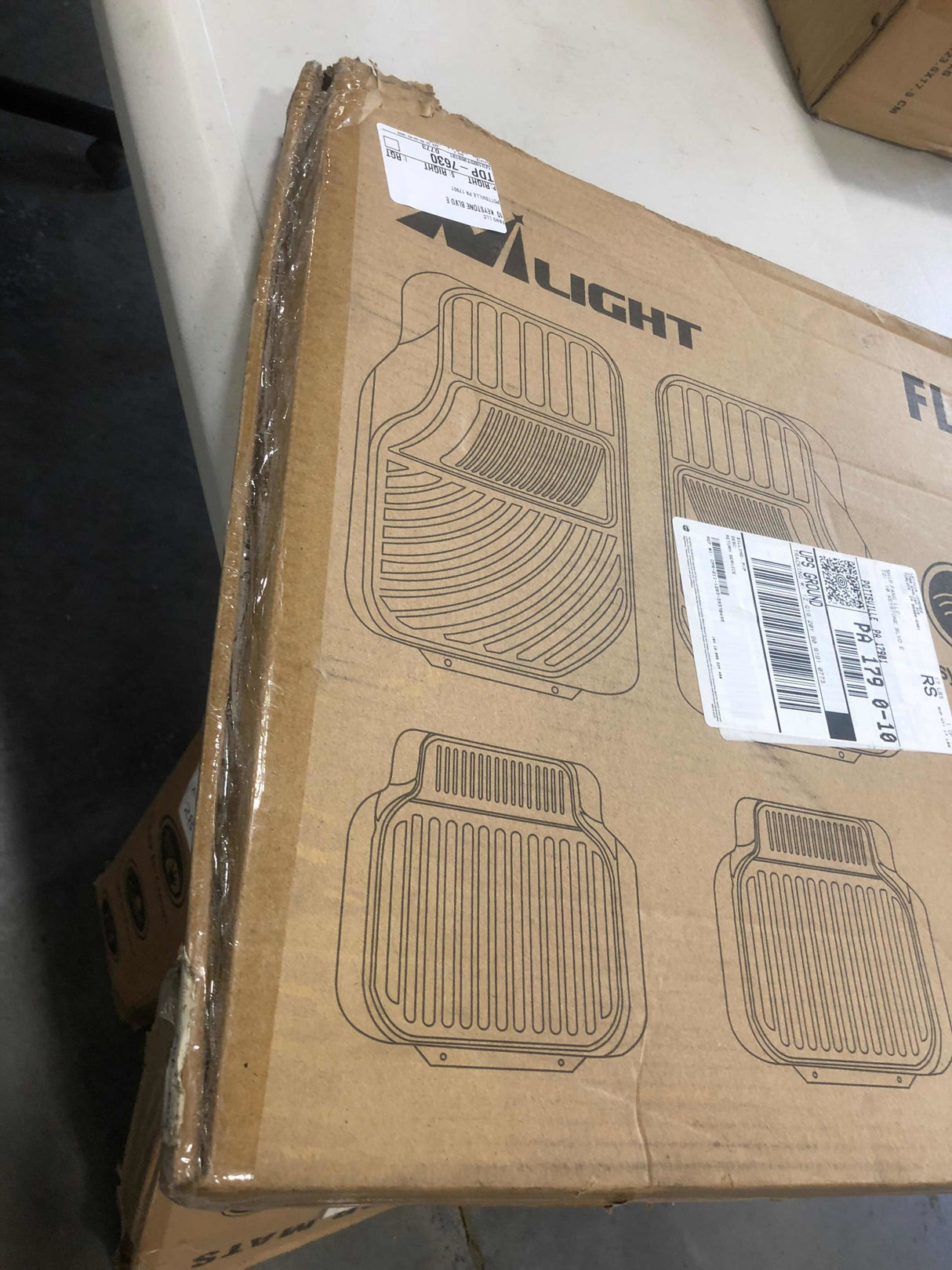 4Pcs Rubber Cargo Mats Universal Trim to fit Most Vehicles (25% OFF Final Checkout)