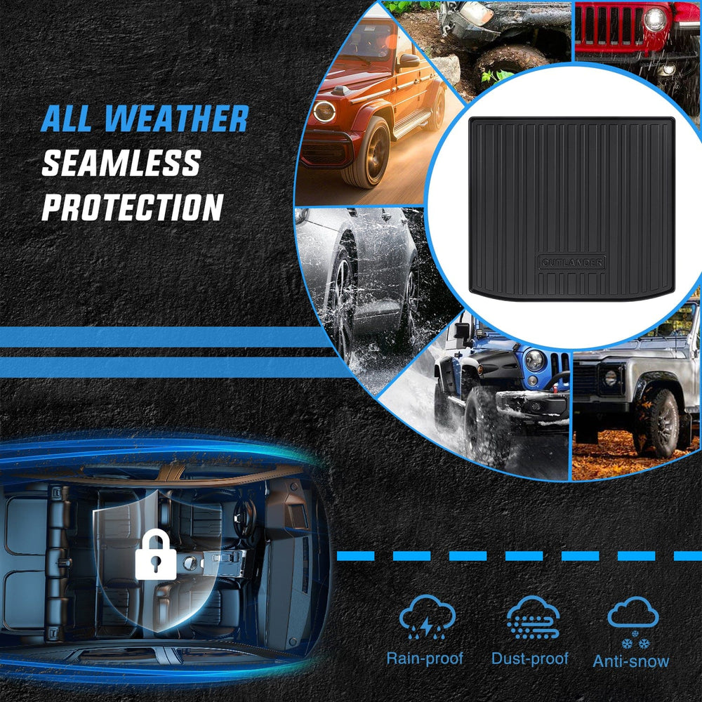 Cargo Mats 2022 2023 2024 2025 Mitsubishi Outlander (Not for PHEV or Sport Models) Cargo Mats