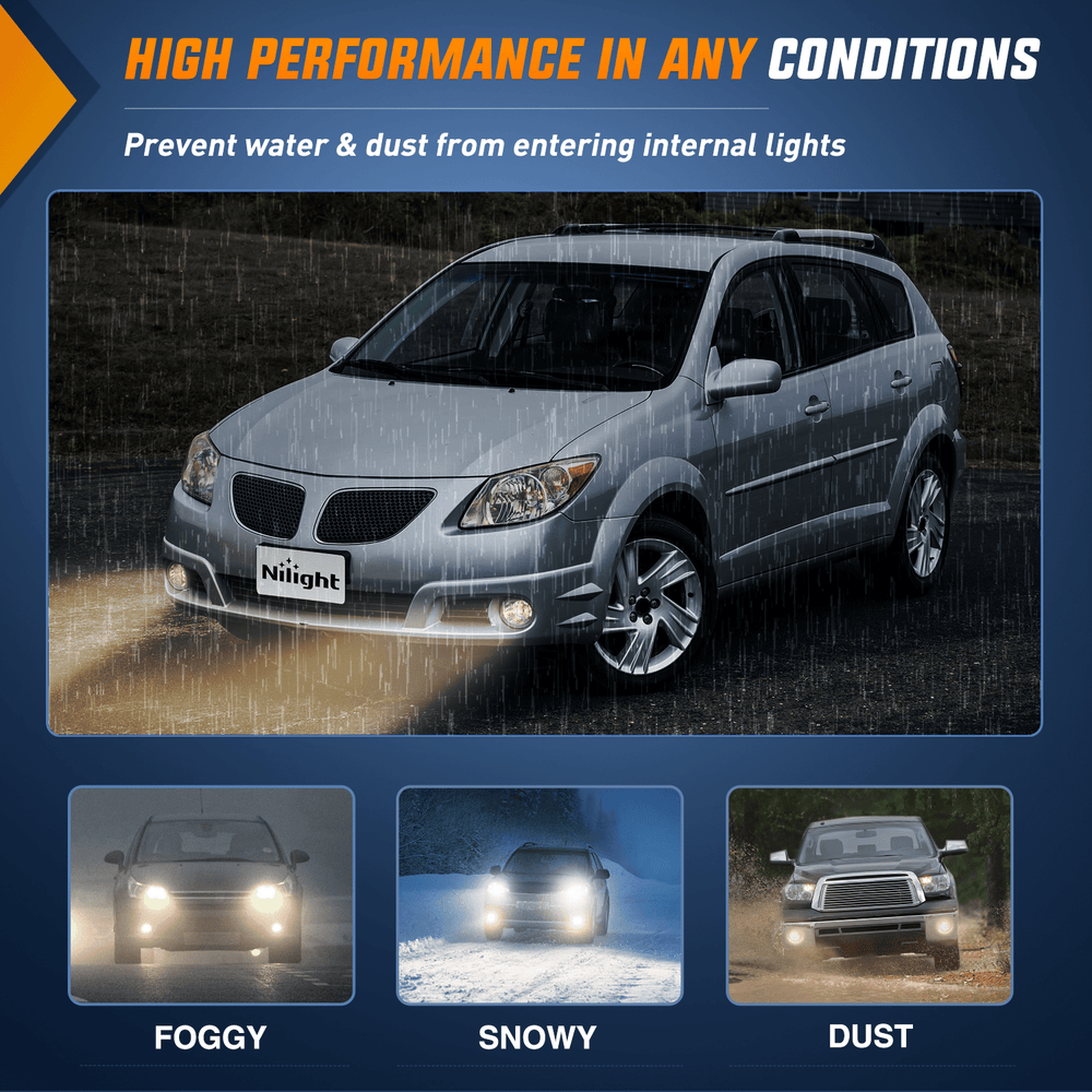 Fog Light Assembly Fog Lights Assembly Compatible with 2003 2004 2005 2006 2007 2008 Toyota Matrix 2003-2008 Pontiac Vibe 2004-2010 Scion TC Smoke Lens w/9006 12V 55W