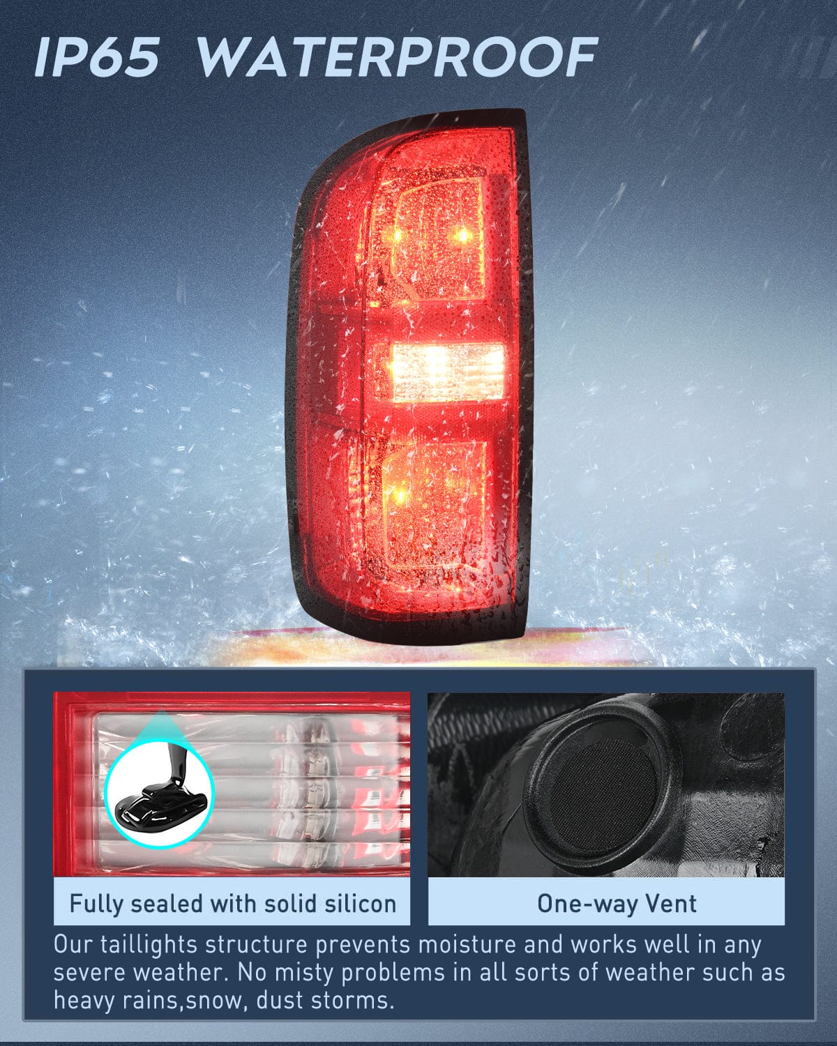 Taillight Assembly 2015 2016 2017 2018 2019 2020 2021 2022 Chevy Colorado Rear Lamp Replacement Taillight Assembly OE Style Driver Side w/Bulbs