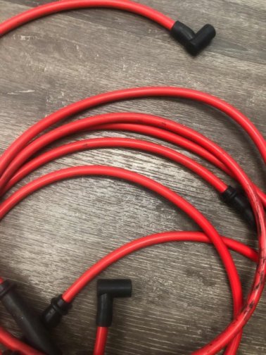 Spark Plug Wire 10.5 mm Straight Boots High Performance Ignition Wire Compatible with Chevy SBC BBC 305 350 454 Electronic V8 Engine with HEI Distributor (25% OFF Final Checkout)