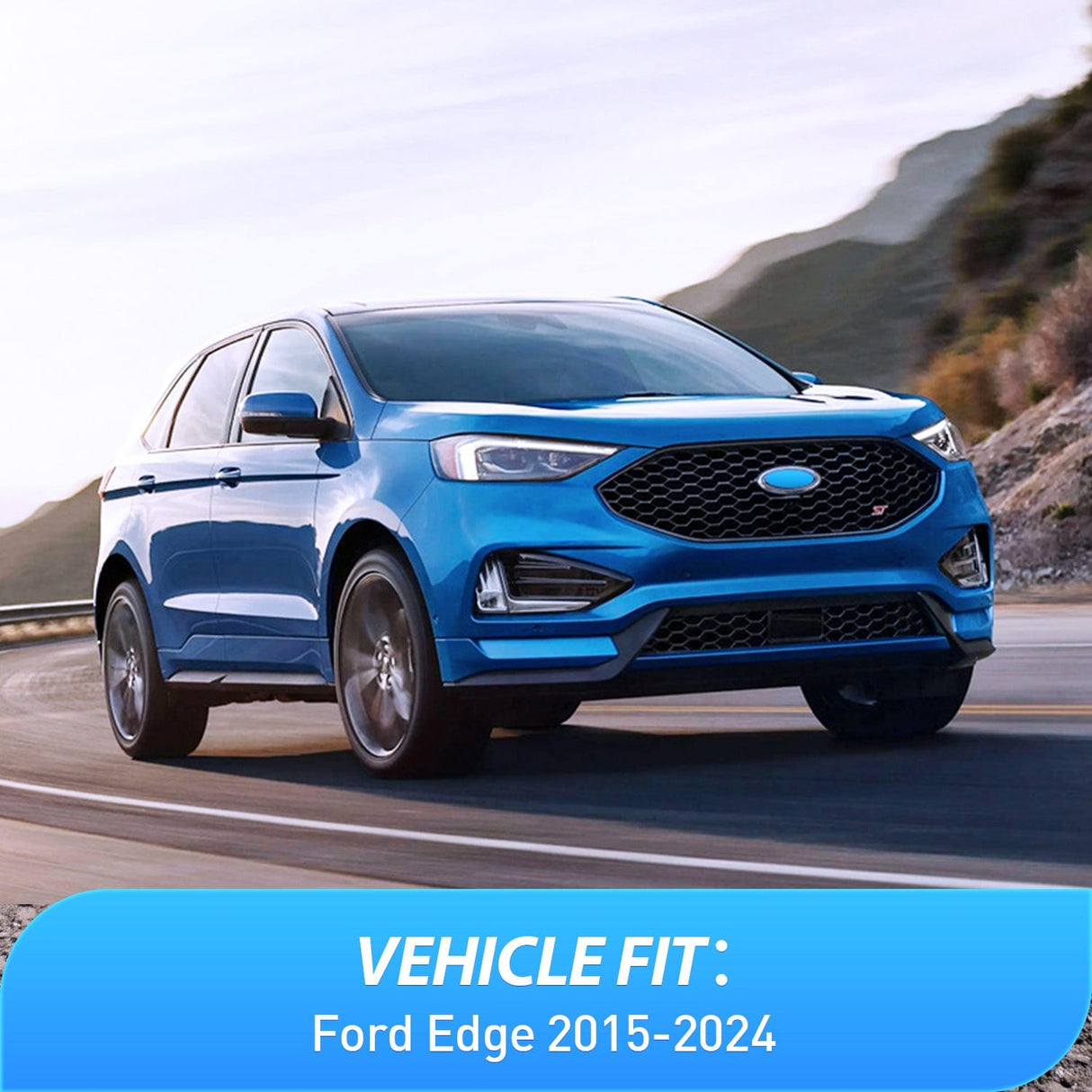 Rain Guards Window Visors for Ford Edge 2015 2016 2017 2018 2019 2020 2021 2022 2023 2024, Out-Channel Window Wind Deflectors Rain Guards -4PCS