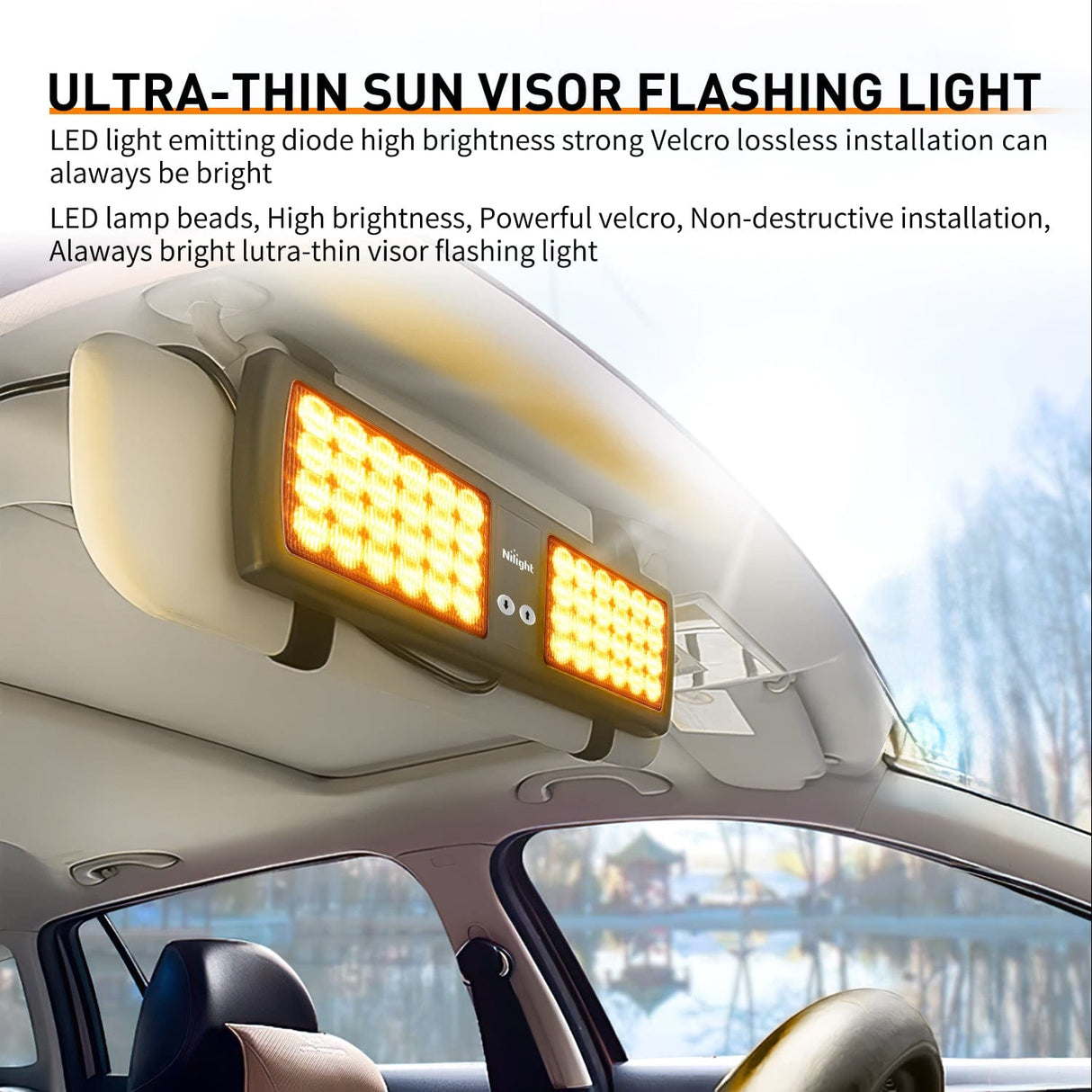 led strobe light 48 LED Amber Emergency Warning Strobe Lights