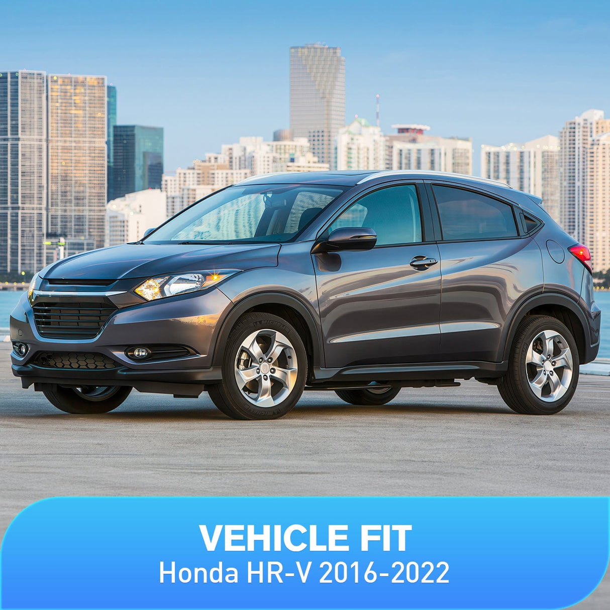 Rain Guards Rain Guards for Honda HR-V 2016 2017 2018 2019 2020 2021 2022, Vent Window Visors, Original Window Deflectors-4PCS