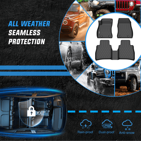 Floor Mat TPE Floor Mats for Nissan Sentra 2014 2015 2016 2017 2018 2019