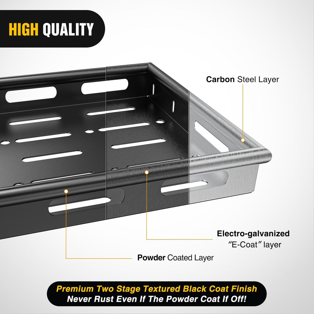 Accessories Interior Storage Rear Trunk Cargo Rack Basket Tray Interior Storage Luggage Carrier for 2007-2025 Wrangler JK JKU & JL JLU Unlimited 4-Door Hardtops