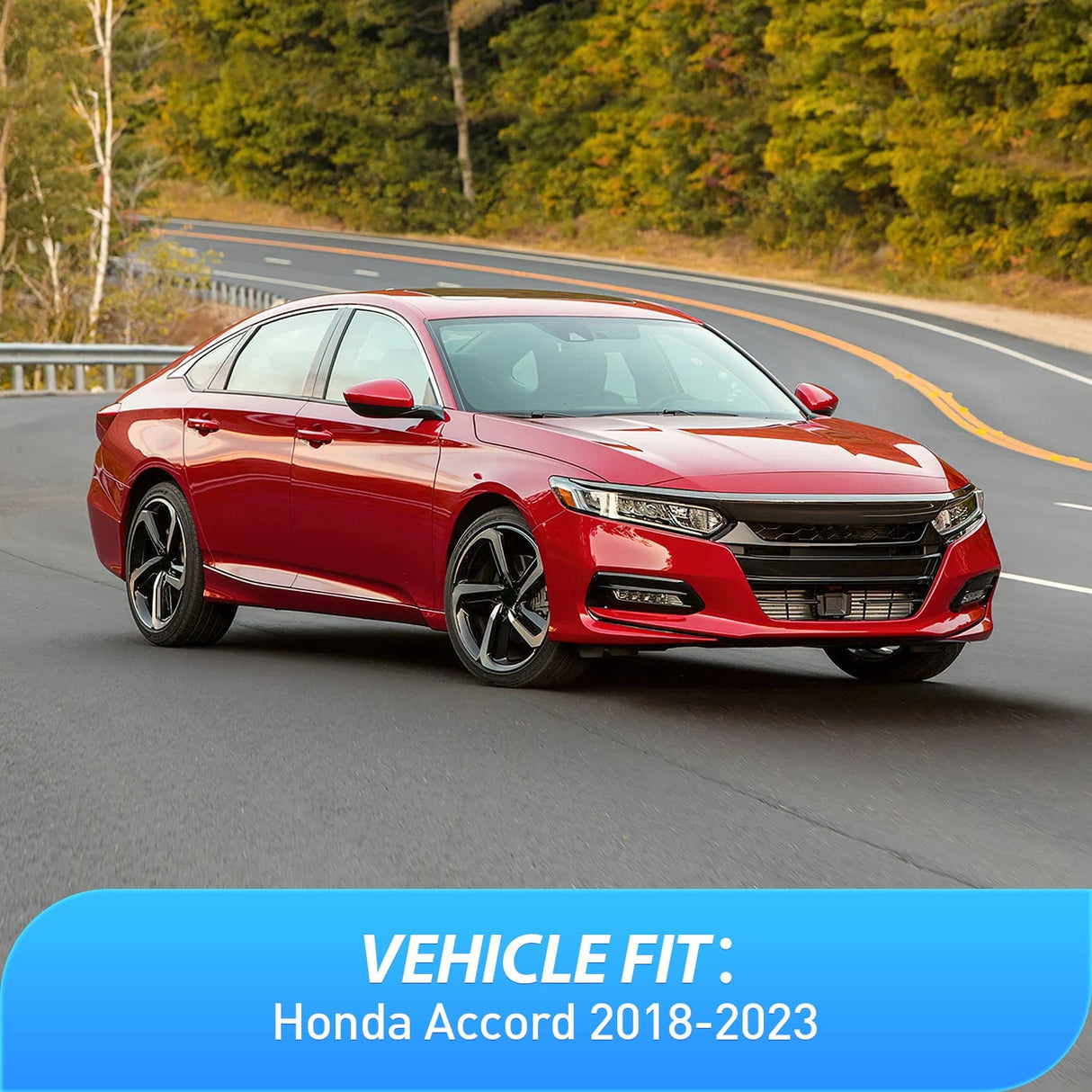 Rain Guards Window Rain Guards for Honda Accord 2018 2019 2020 2021 2022 2023, Window Wind Deflectors Vent Visors, Tape on-4PCS