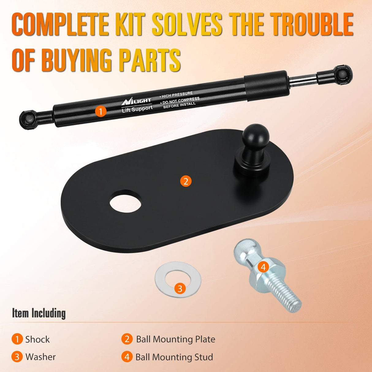 Vehicle Parts & Accessories Pickup Tailgate Assist Shock for 07-21 Toyota Tundra Heavy Duty, Truck Tail Gate Lift Assist Tailgate Shock Damper fit for Toyota Tundra 2007-2012 2013 2014 2015 2016 2017 2018 2019 2020 2021