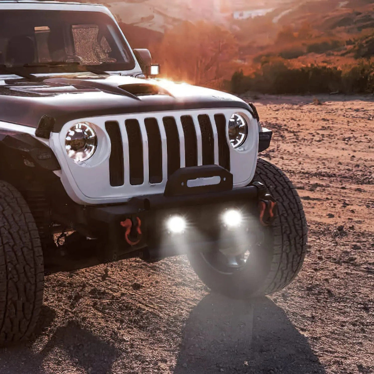 LED Work Light 5 Inch 36W Upgraded Flush Mount Spot Flood LED Work Lights (Pair)