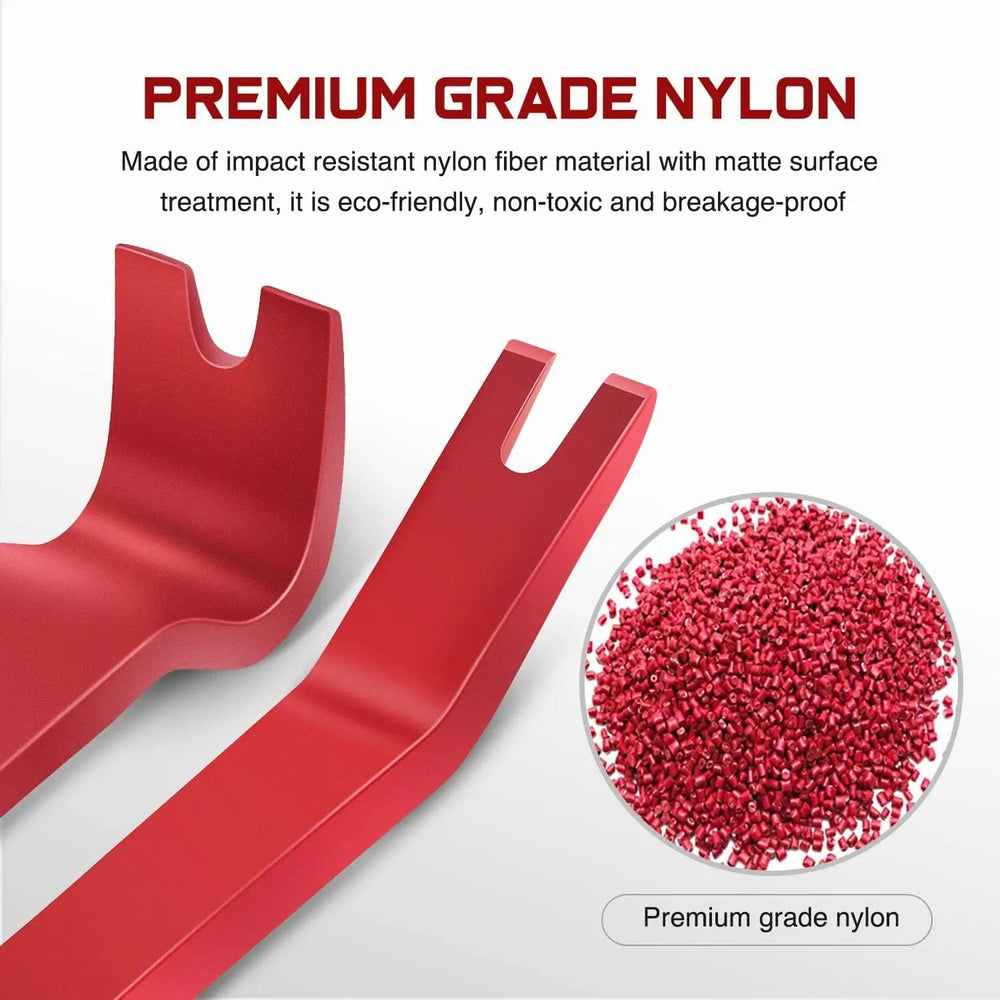 Vehicle Parts & Accessories 5 Pcs Auto Trim Removal Tool Set Red