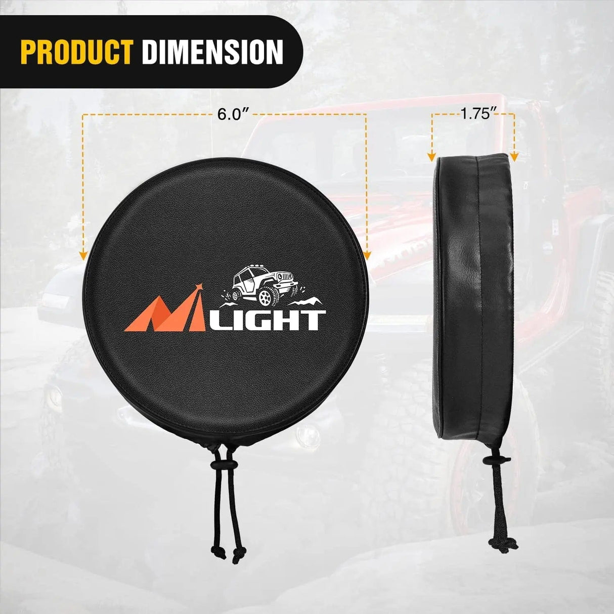light cover 5.75 Inch Round Offroad Driving Pod Light Cover Type A