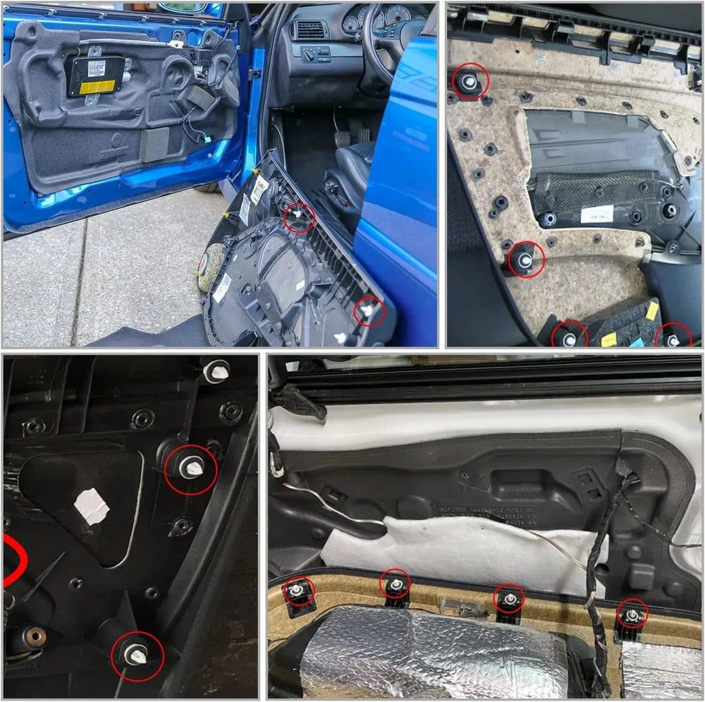 retainer clips 50 Pcs Head 19.5mm Hole 7mm Door Trim Panel Retainer Clips Replacement for 2005-2009 Buick Allure 2013-2018 Cadillac ATS 2007-2013 Chevy Avalanche 08-09, Replaces GM 11519031 Hummer H2 2003