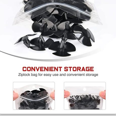 50 Pcs Head 30mm Hole 8.7mm Hood Insulation Push-Type Retainer Clips For Chrysler 4878883AA Dodge 1996-2005 Neon 2009-On Jeep Grand Cherokee Nilight