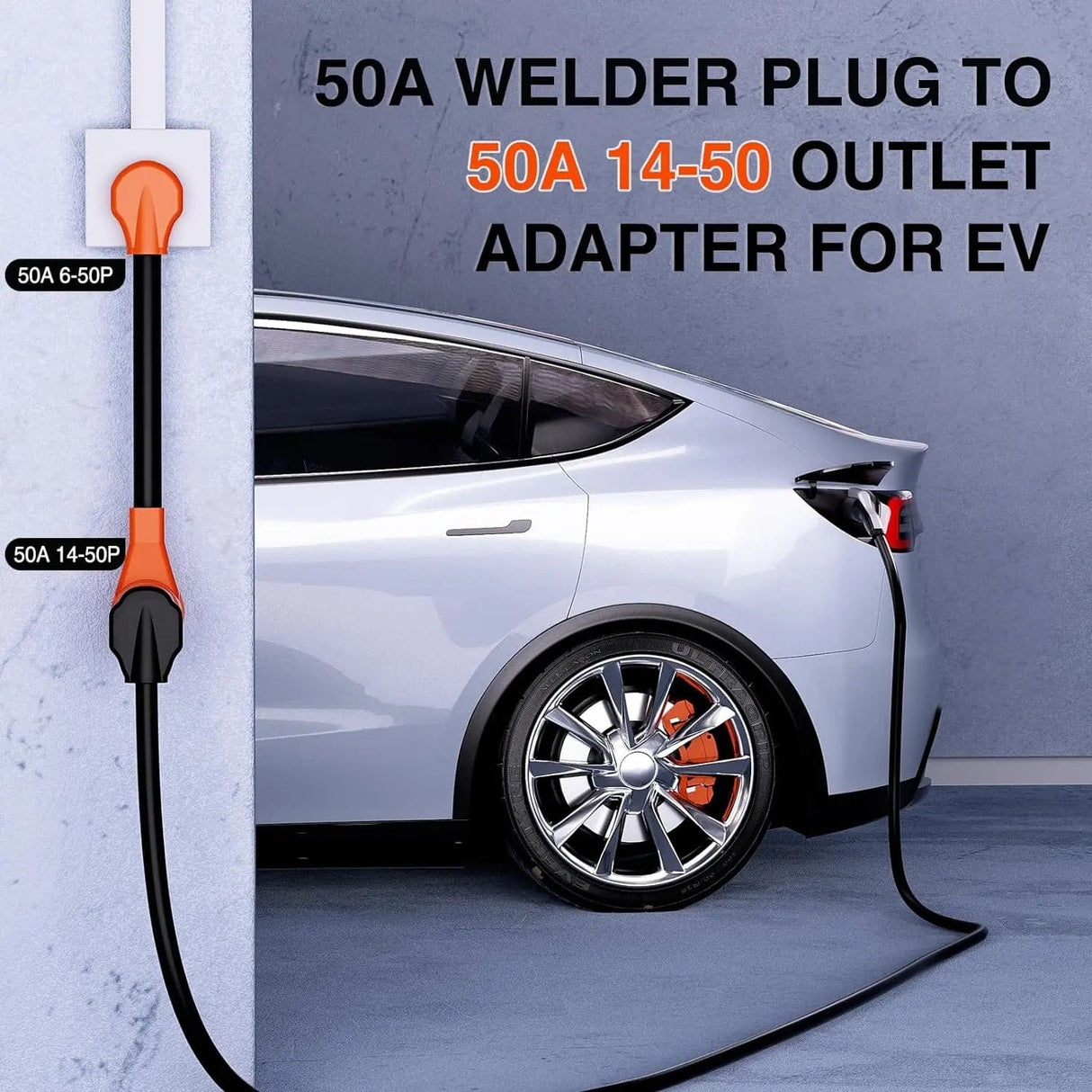 RV Parts 50AMP to 50AMP 3 Prong EV Charger Adapter Cord