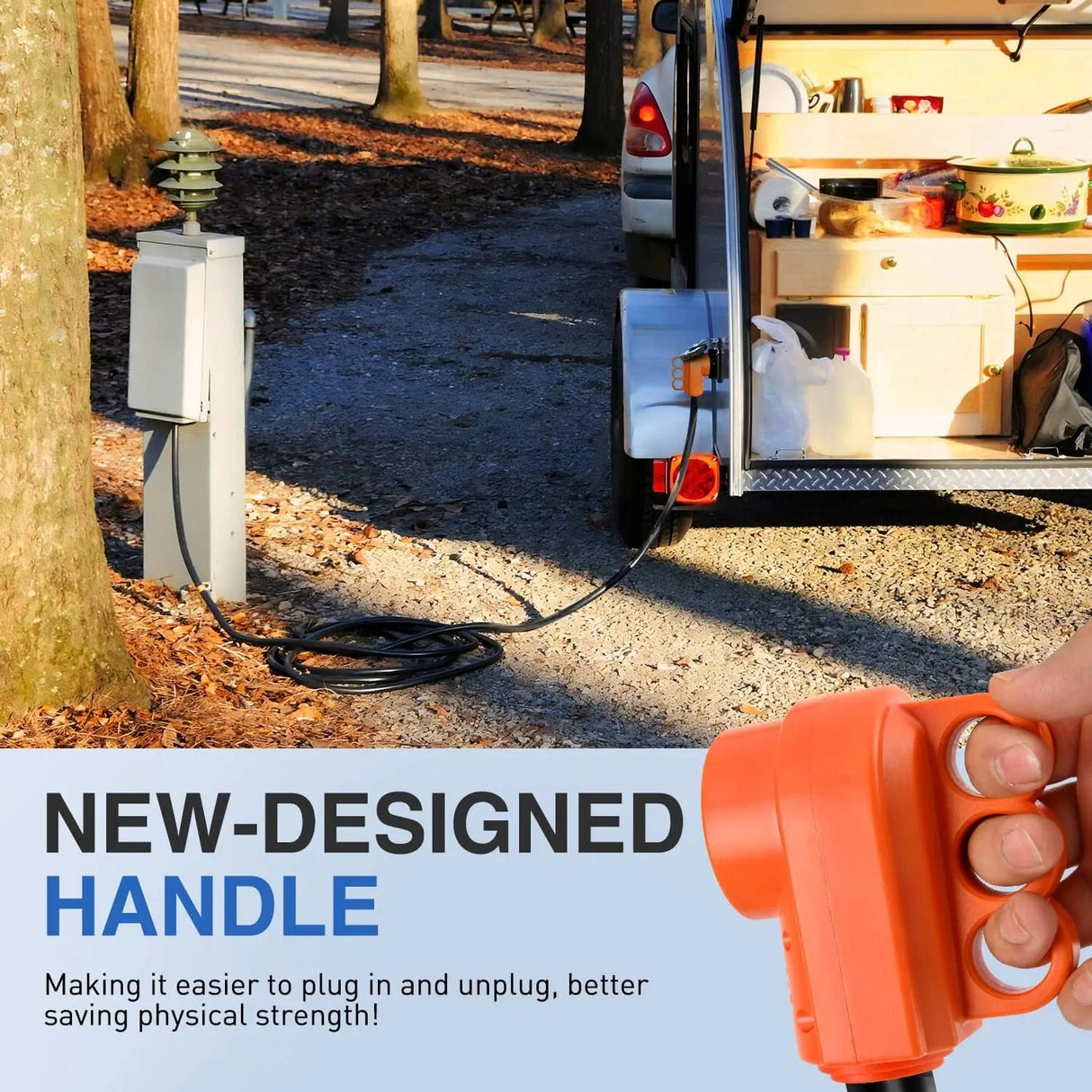 RV Parts 50Amp RV Replacement Female Plug