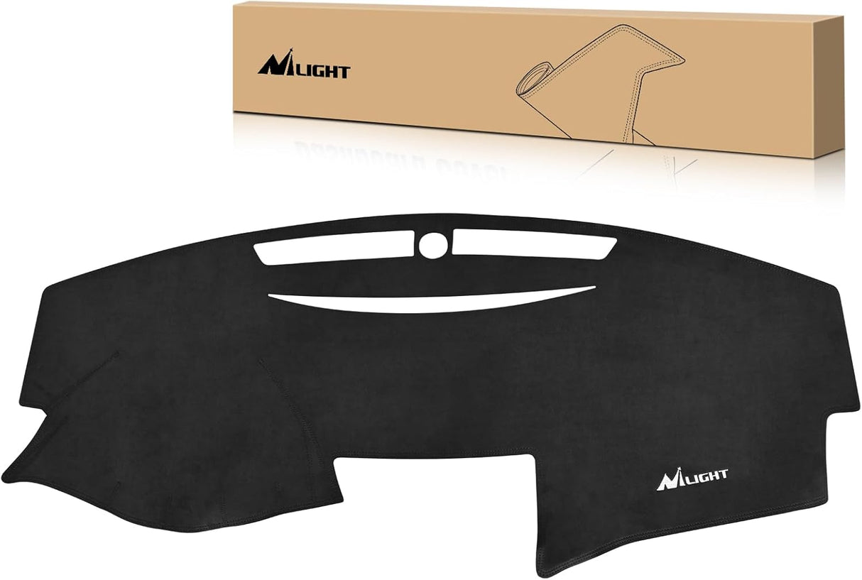 Dash Cover for Toyota Camry 2007 2008 2009 2010 2011, Custom Fit Suede Dashboard Mat Non‑Slip Sunshade Glare Protector Interior Accessories Black