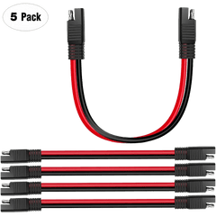 5Pack 10 Gauge 2-Pin Quick Disconnect Harness
