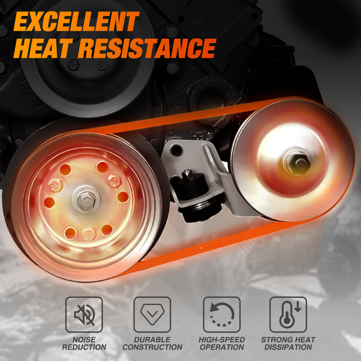 Nilight Drive Belt 3211149 Replacement for Polaris Ranger Extreme Badass CVT Drive Belt Fit for 2013-2019 Polaris Ranger XP 900 1000, 570, Crew 900 ACE 325 Models and More, EPS, Premium, Deluxe,1 Pack