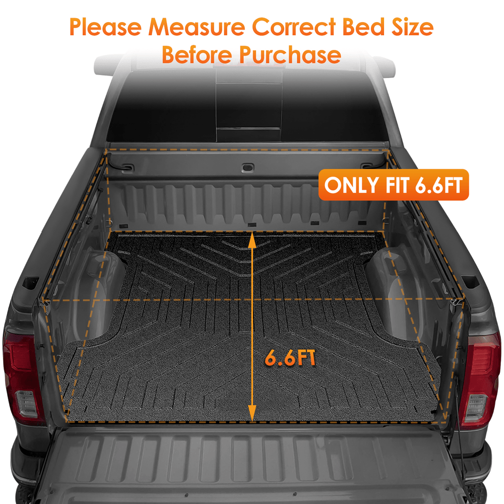 Trunk Bed Cover 6.6ft Truck Bed Cover for Chevy Silverado 1500 / GMC Sierra1500 2014 2015 2016 2017 2018