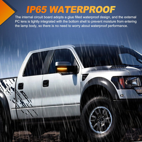 Signal Light 2009 2010 2011 2012 2013 2014 Ford F150 2010 2011 2012 2013 2014 Ford Raptor Side Mirror Marker Light