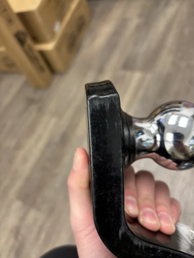 Fusion Trailer Hitch Mount with 2 Inch Trailer Ball 5/8 Inch Hitch Pin Clip 4 Inch Drop (25% OFF Final Checkout)