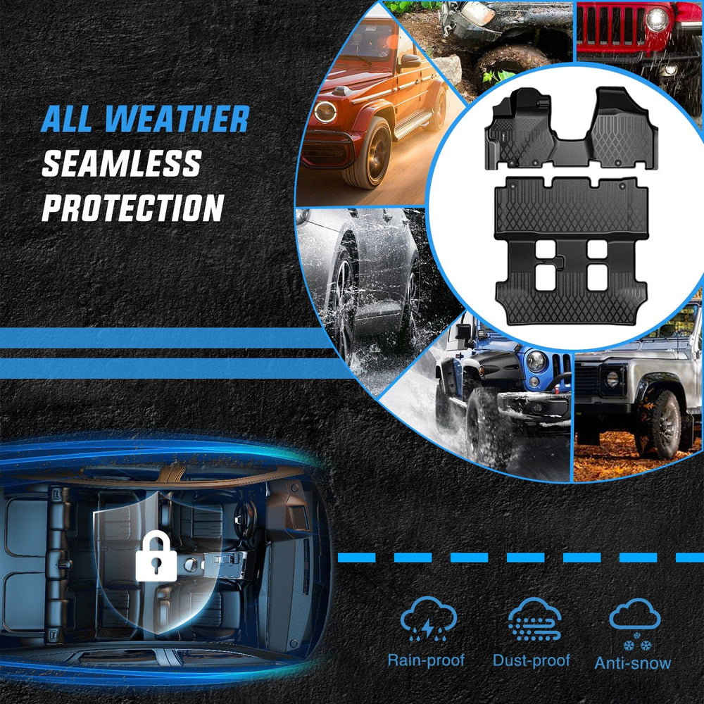 Floor Mat 2011 2012 2013 2014 2015 2016 2017 Honda Odyssey TPE Floor Mats