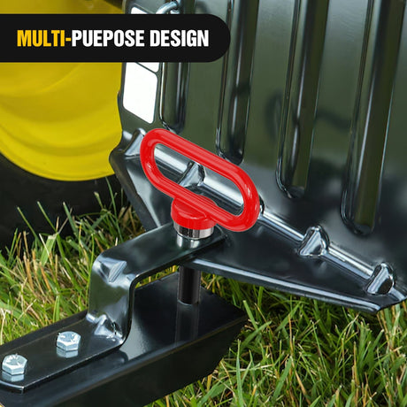 Tow Hooks & Truck Tie Downs & Anchors 5/8 Inch Diameter Heavy Duty Ultra Strong Neodymium Magnet Trailer Hitch Pin Red for Lawn Mower, Tractor, Towing Cargo, ATV Trailer