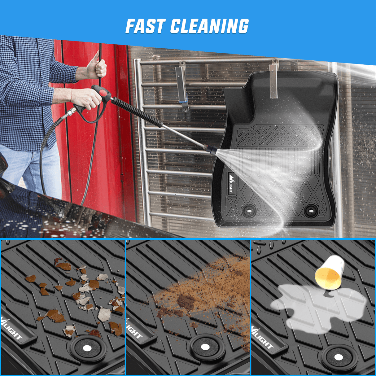 Floor Mat TPE Floor Mats for Nissan Sentra 2014 2015 2016 2017 2018 2019