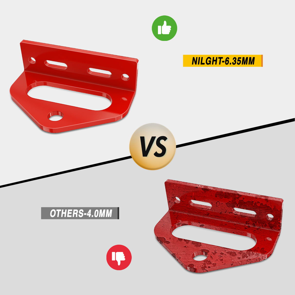 Trailer Hitch Universal Heavy Duty Zero Turn Mower Trailer Hitch Kit Strong Neodymium Magnetic Pin with 4 Bolts 1/2Inch R-Clip Combo Pack Red 6mm Thick